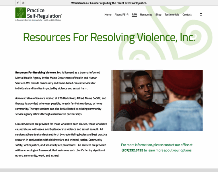Resourcesforresolvingviolence.com thumbnail