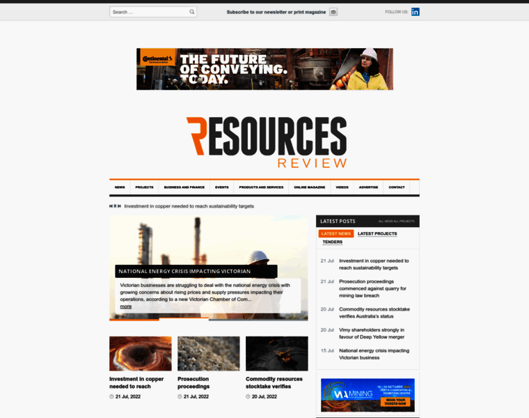 Resourcesreview.com.au thumbnail
