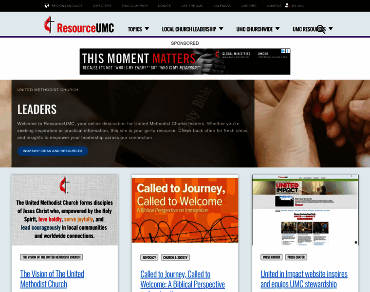 Resourceumc.org thumbnail