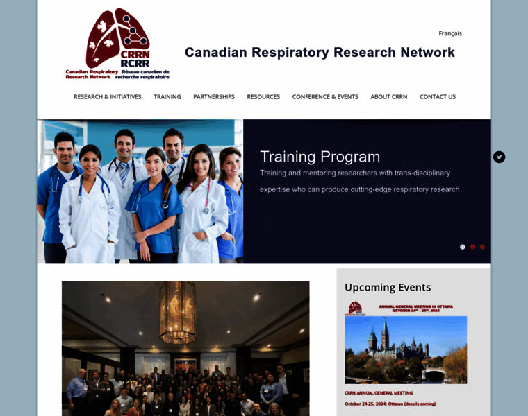 Respiratoryresearchnetwork.ca thumbnail