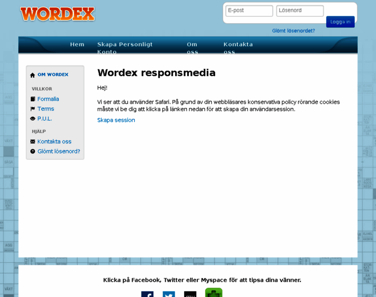 Respons.wordex.se thumbnail
