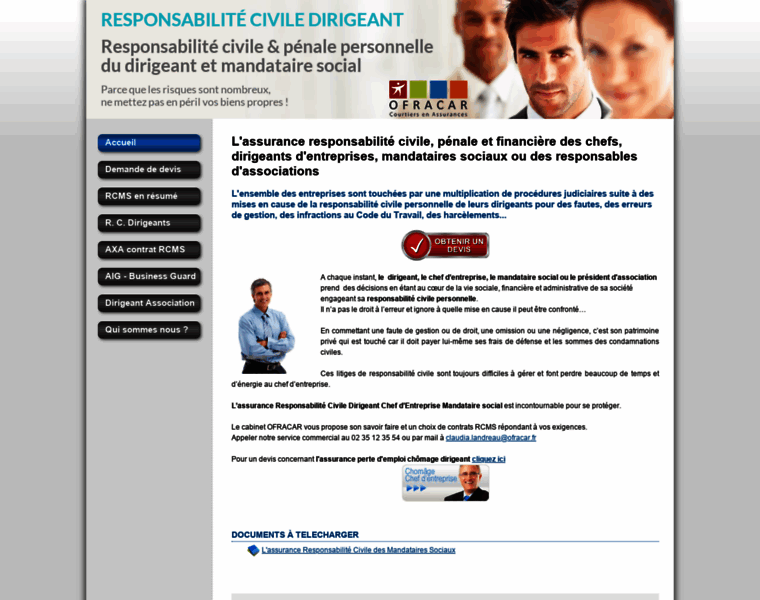 Responsabilite-civile-dirigeant.fr thumbnail