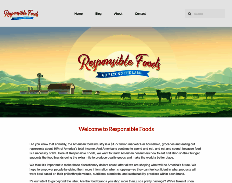 Responsiblefoods.org thumbnail