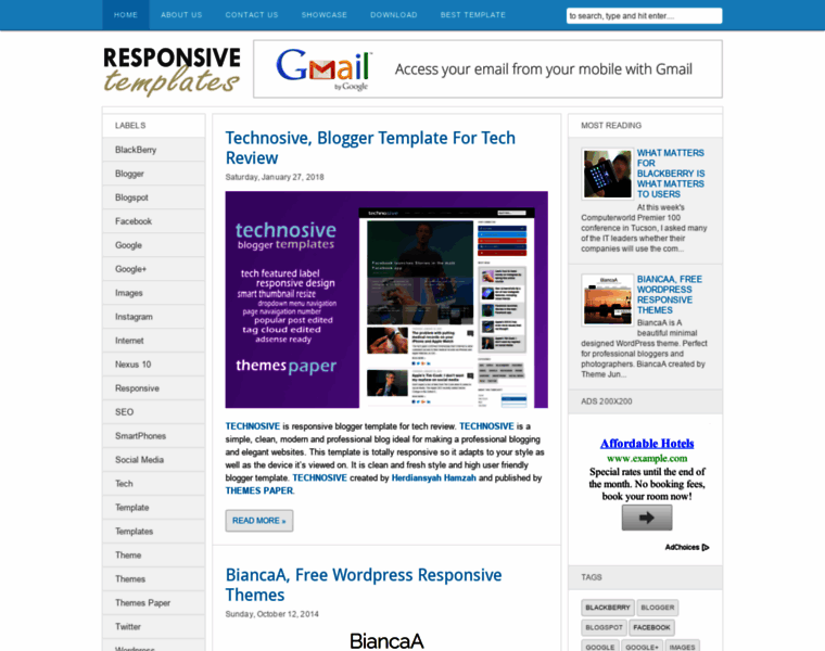 Responsive-templates.blogspot.com thumbnail