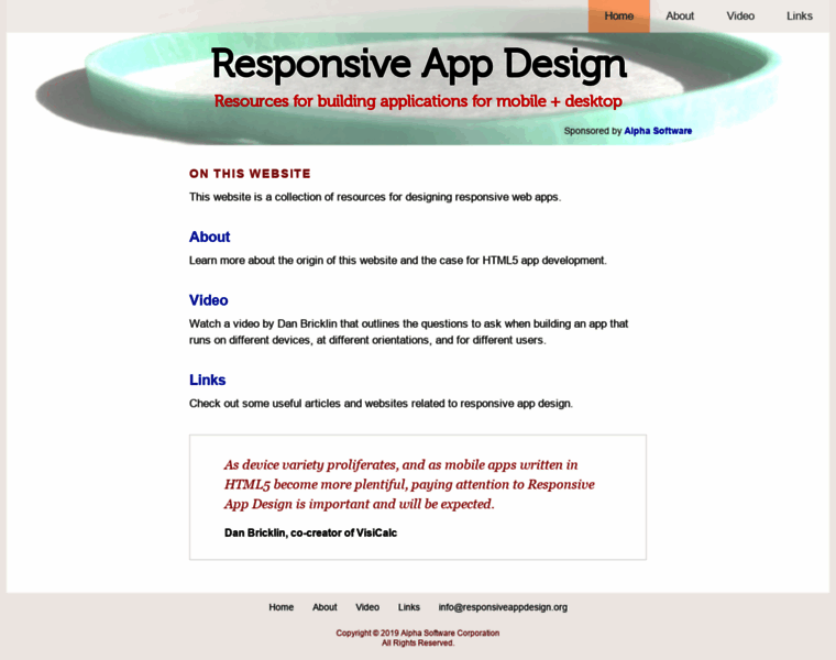 Responsiveappdesign.org thumbnail