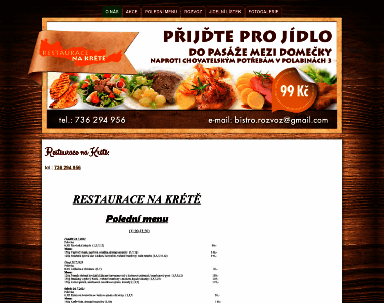 Restaurace-nakrete.cz thumbnail