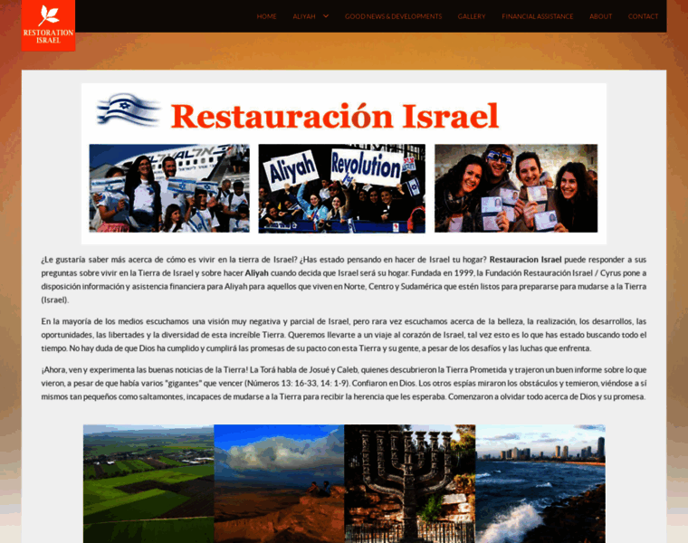 Restauracionisrael.org thumbnail