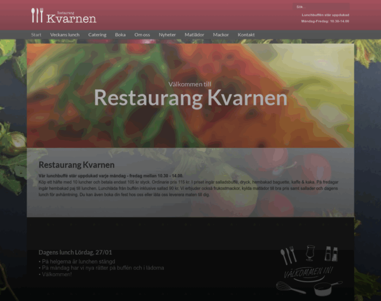 Restaurangkvarnen.com thumbnail