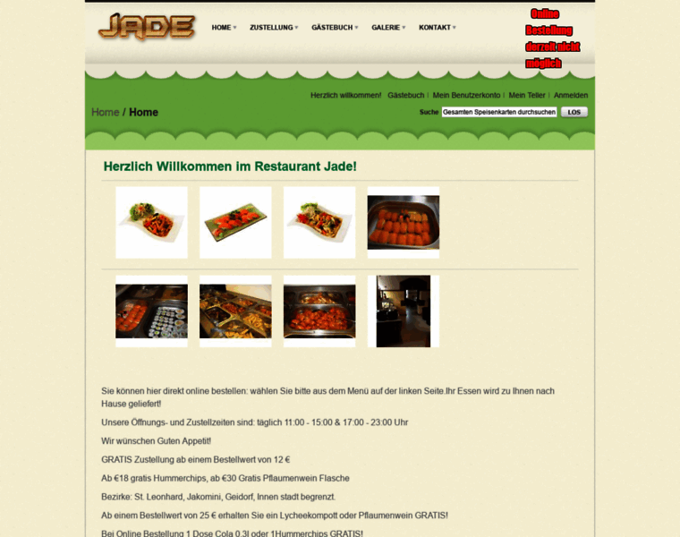 Restaurant-jade.at thumbnail
