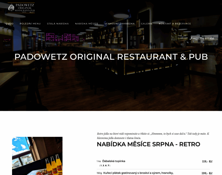 Restaurant-padowetz.cz thumbnail