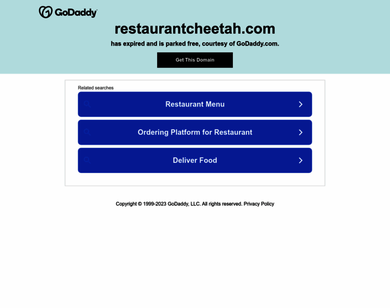 Restaurantcheetah.com thumbnail