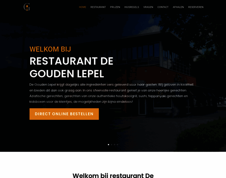 Restaurantdegoudenlepel.nl thumbnail