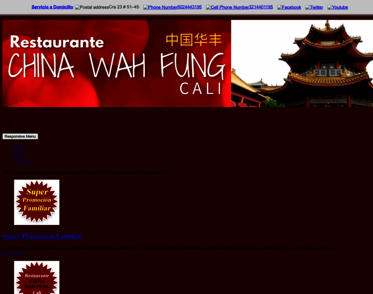 Restaurantechinowahfungcali.com thumbnail