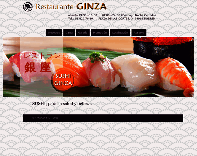 Restauranteginza.com thumbnail