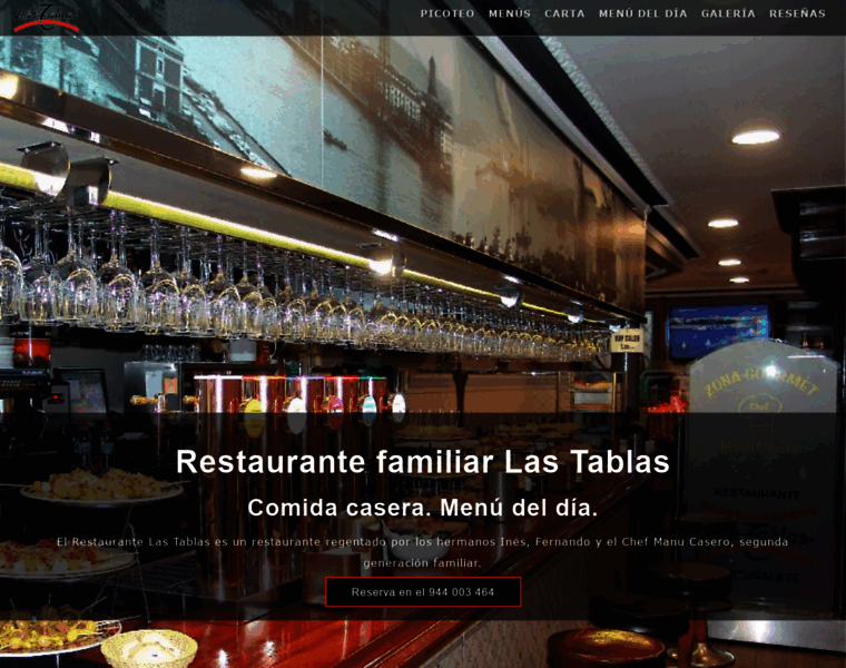 Restaurantelastablas.com thumbnail
