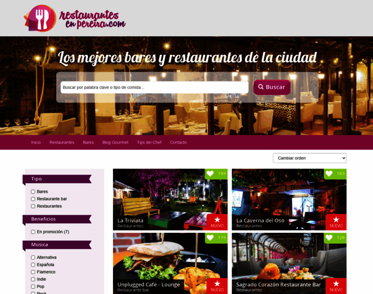Restaurantesenpereira.com thumbnail