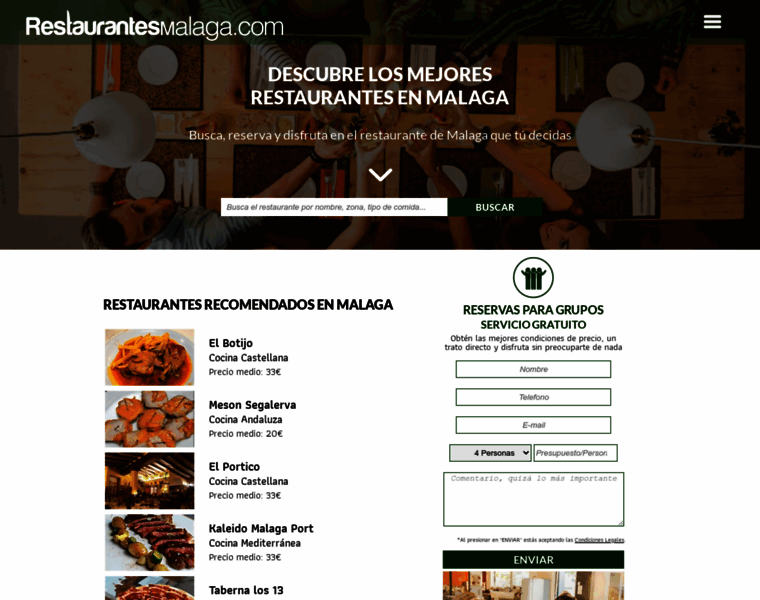 Restaurantesmalaga.com thumbnail