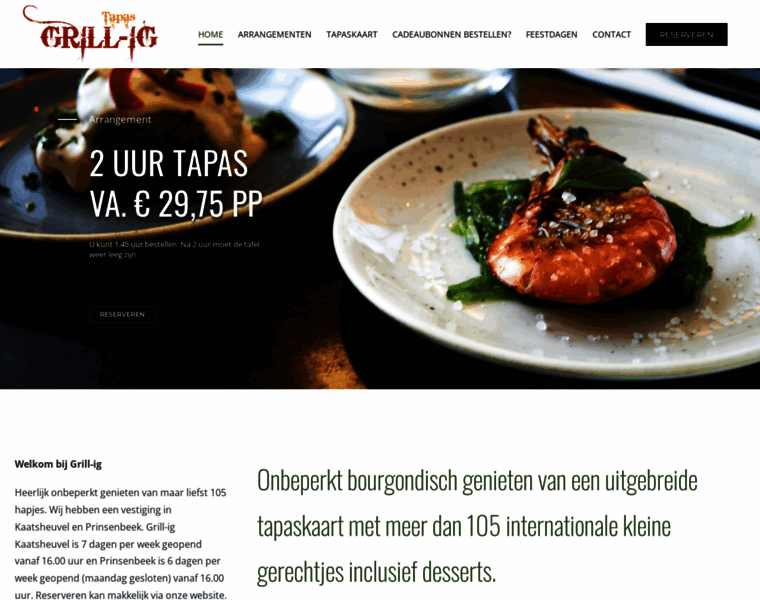 Restaurantgrillig.nl thumbnail