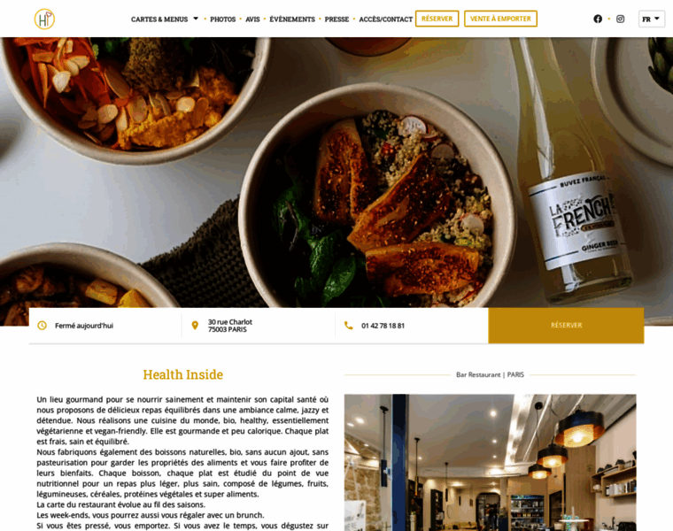 Restauranthealthinside.fr thumbnail