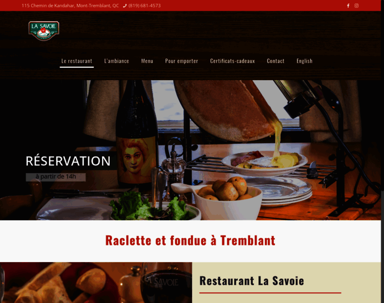 Restaurantlasavoie.com thumbnail