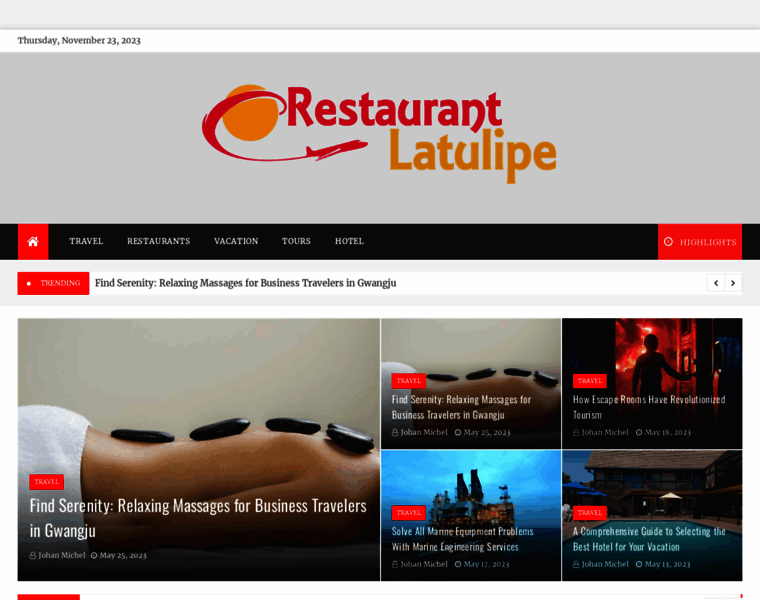 Restaurantlatulipe.com thumbnail