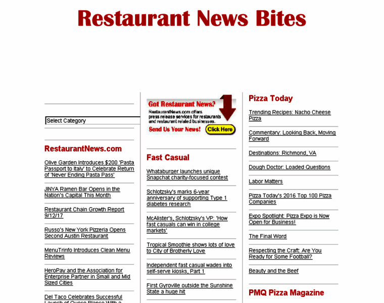 Restaurantnewsbites.com thumbnail