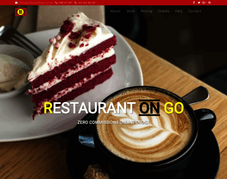 Restaurantongo.com.au thumbnail