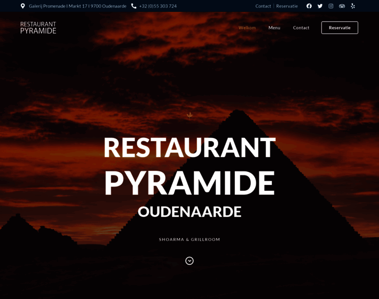 Restaurantpyramide.be thumbnail