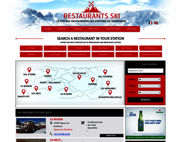 Restaurants-ski.com thumbnail