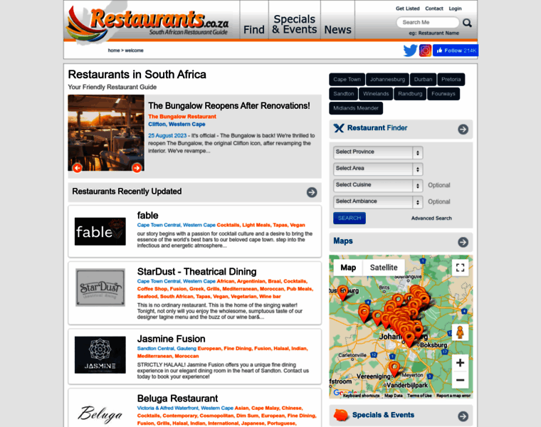 Restaurants.co.za thumbnail