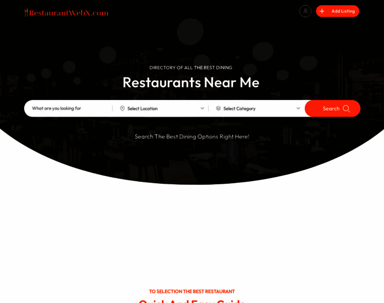 Restaurantwebx.com thumbnail