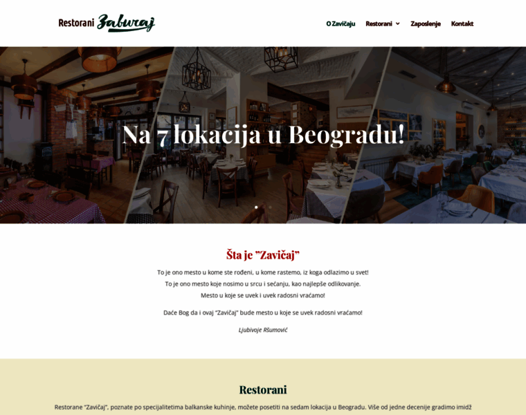 Restoranzavicaj.rs thumbnail