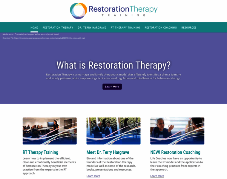Restorationtherapytraining.com thumbnail