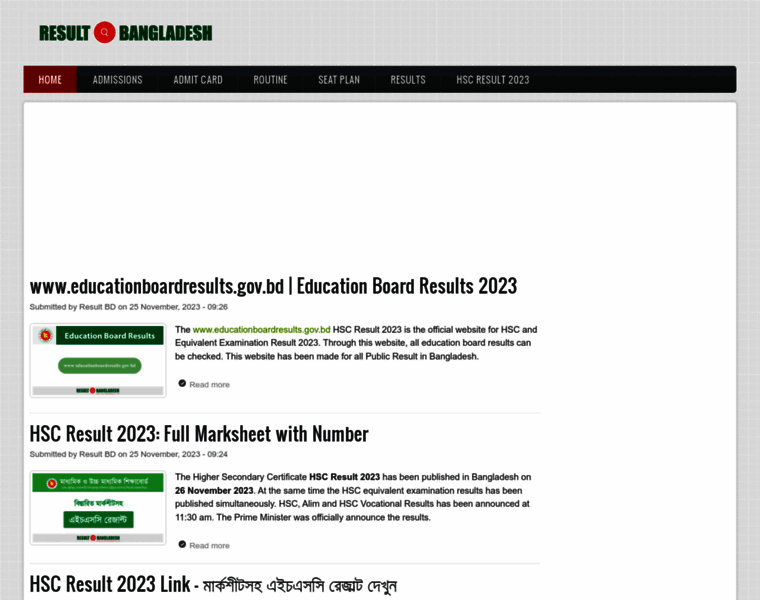Resultbangladesh.com thumbnail