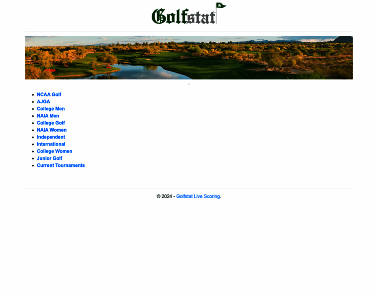 Results.golfstat.com thumbnail