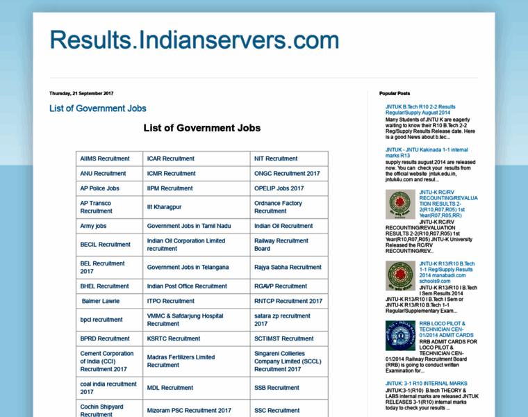 Results.indianservers.com thumbnail