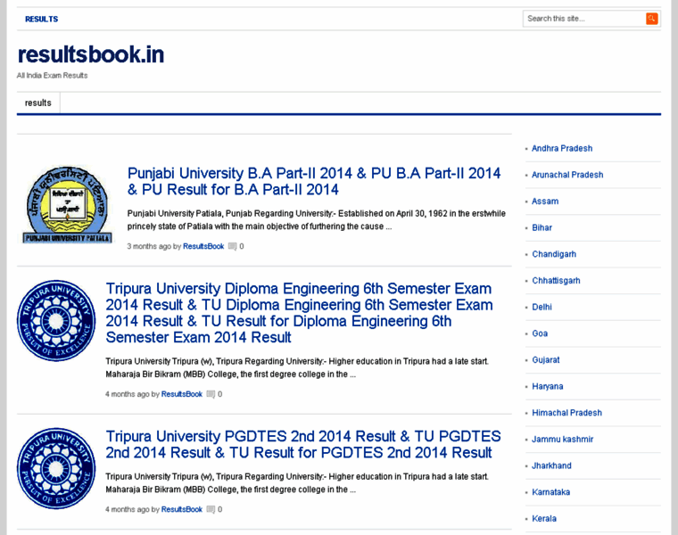 Resultsbook.in thumbnail Resultsbook.in thumbnail
