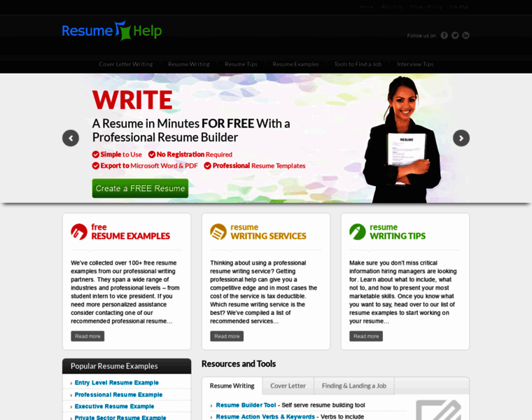 Resume-help.org thumbnail