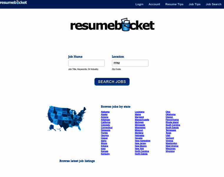 Resumebucket.info thumbnail
