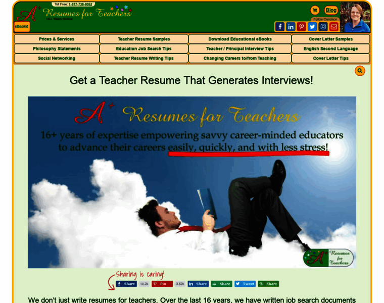 Resumes-for-teachers.net thumbnail