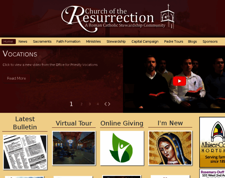 Resurrectionchurch.org thumbnail