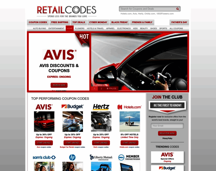 Retailcodes.com thumbnail