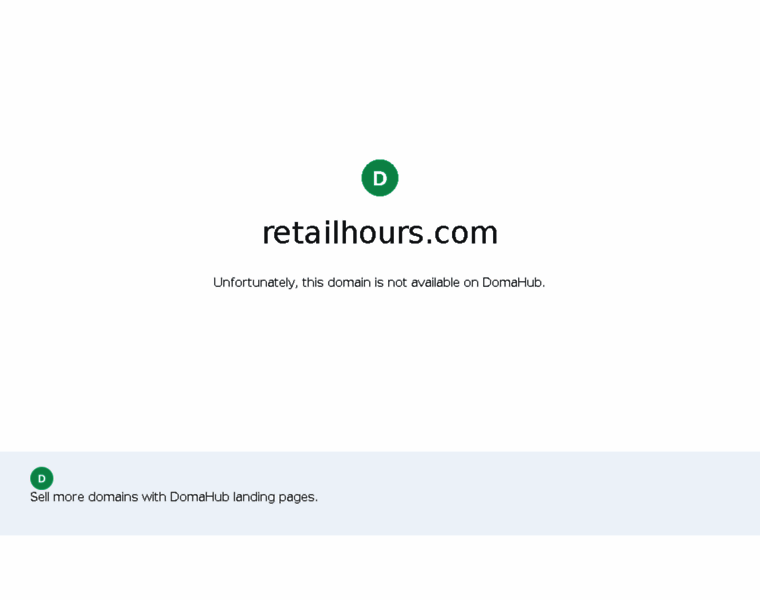Retailhours.com thumbnail