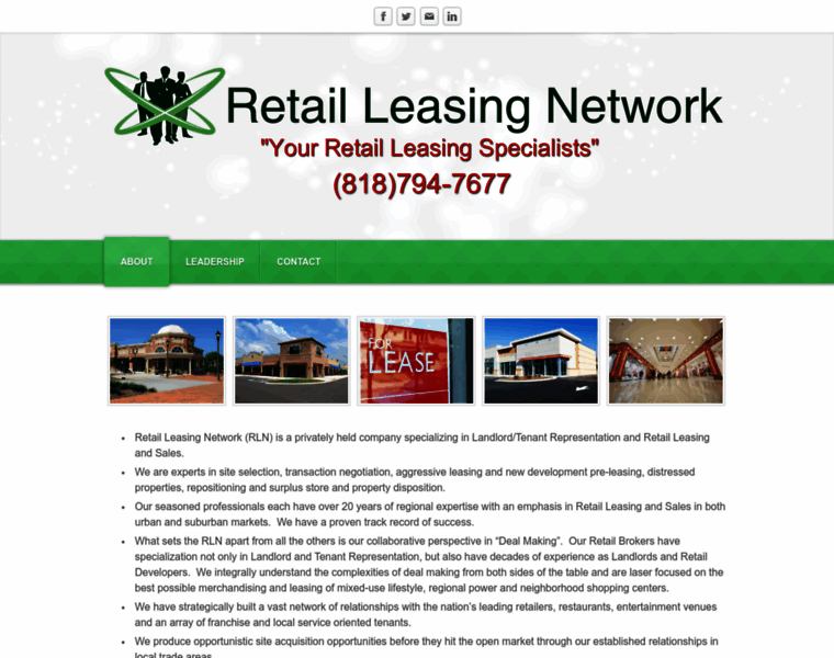 Retailleasingnetwork.com thumbnail