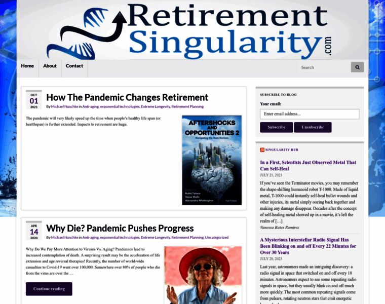 Retirementsingularity.com thumbnail