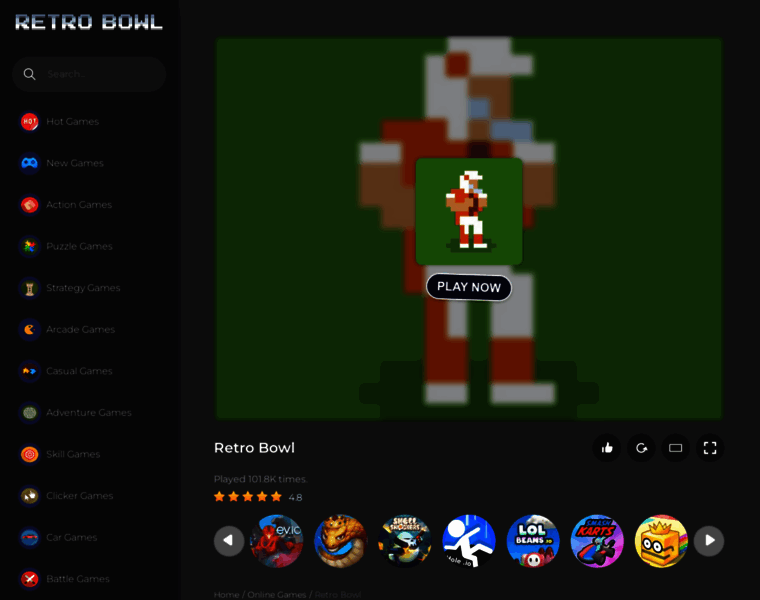 Retrobowl-game.io thumbnail Retrobowl-game.io thumbnail