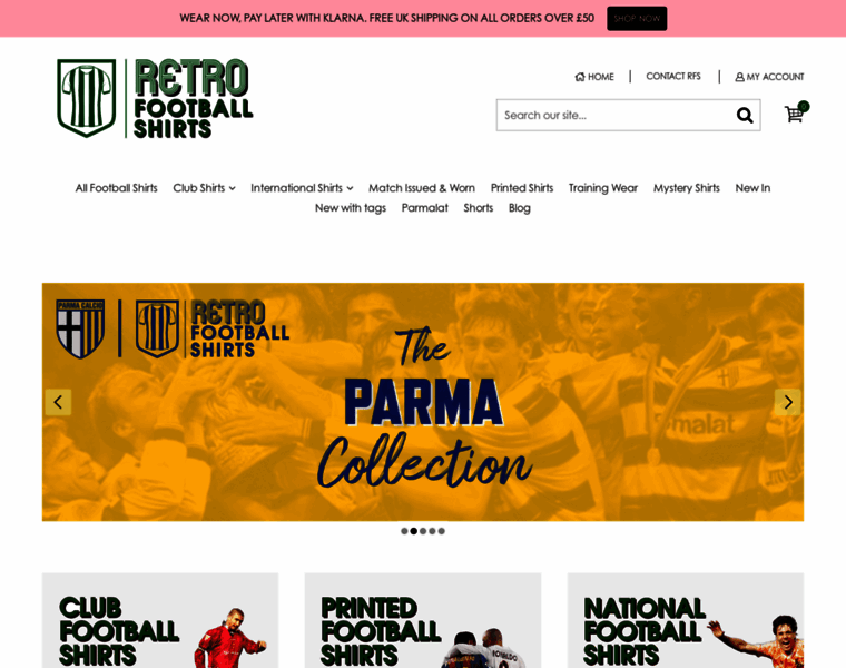 Retrofootballshirt.co.uk thumbnail