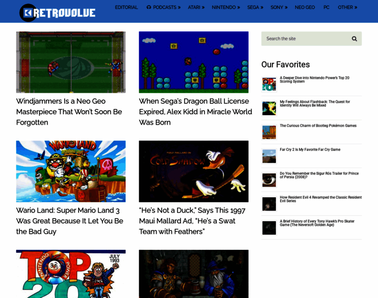 Retrovolve.com thumbnail
