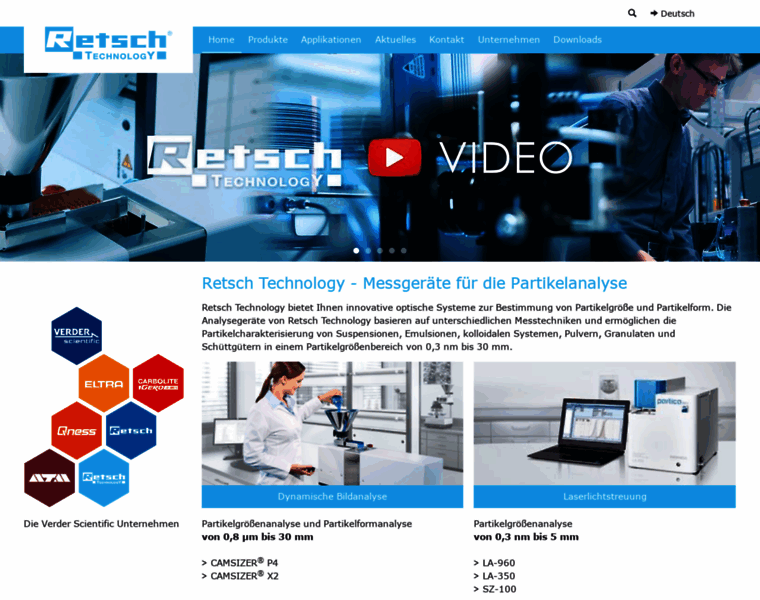 Retsch-technology.de thumbnail