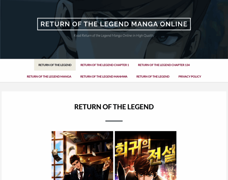Returnofthe-legend.com thumbnail